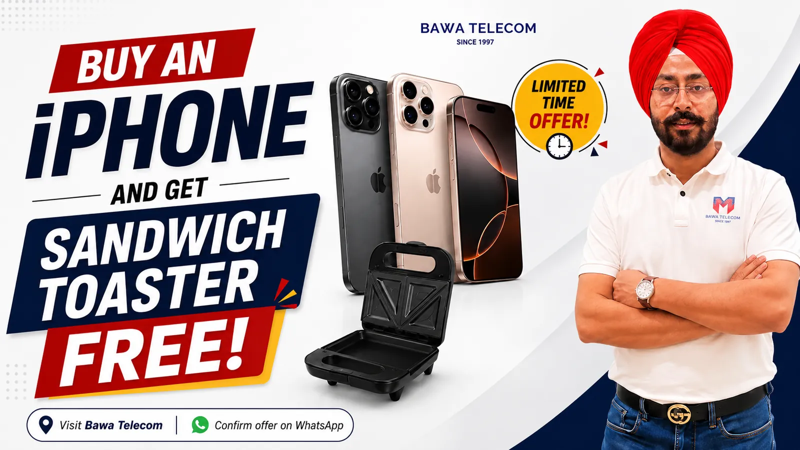 Bawa Telecom iPhone 17 offer